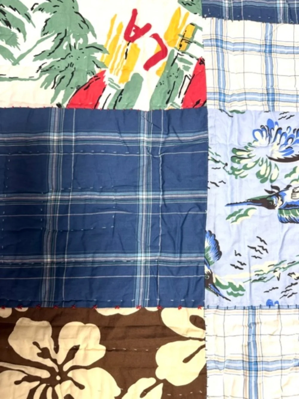 Pottery Barn Kids Surfside Patchwork Twin Quilt~Shams~Pillowcase~Rare~Vintage~